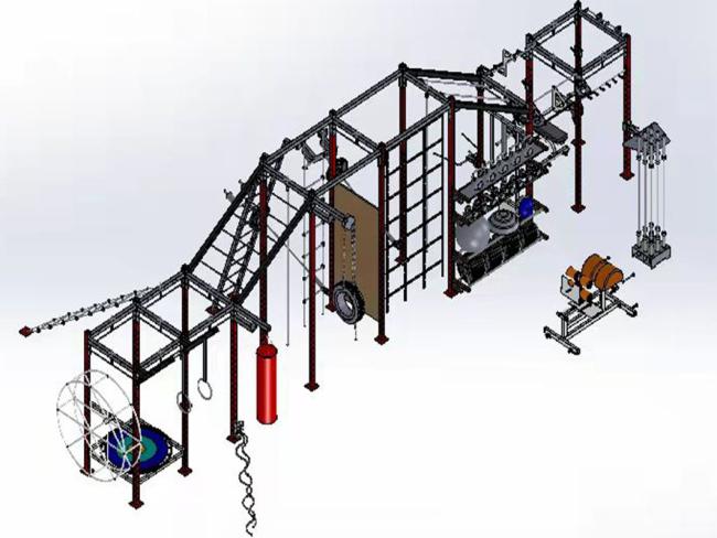 Indoor Gym Fitness Equipment Youth Physical Training Machine Customized Manufacturers