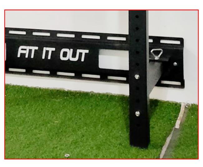 Home Adjustable Strength Equipment Wall Mount Folding Squat Power Rack