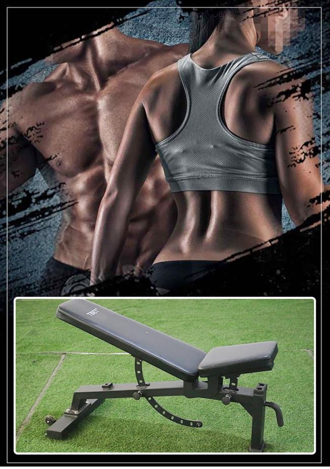 Hot Selling Commercial Gym Workout Commercial Heavy Dumbbell Bench Press Gym Use Adjustable Exercise Bench