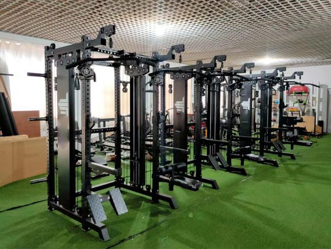 High-End Commercial Adjustable 3-in-1 Cable Crossover Multi-Function Fitness Equipment