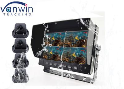 China IP69K Waterproof Truck Bus Car Rear View Monitor 7 Inch With 4 Split for sale