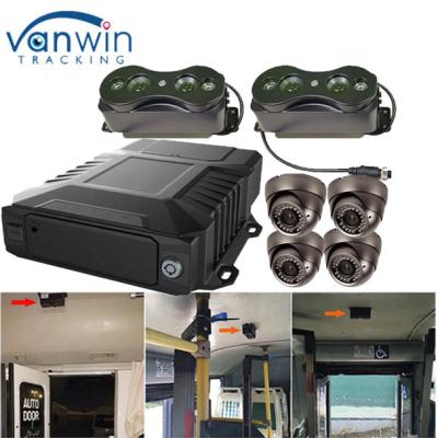 China 4CH alarm inputs Bus People Counter With 2.5 Inch HDD/SSD Power Off Protection ADAS for sale