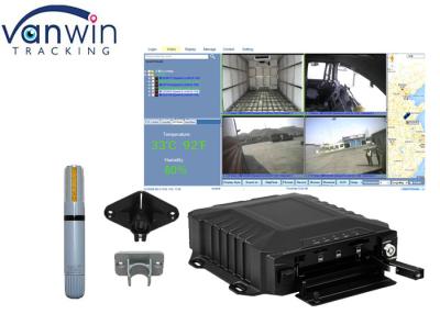 China 4 canais HDD Sistema móvel NVR de monitorização de temperatura para camiões congeladores à venda