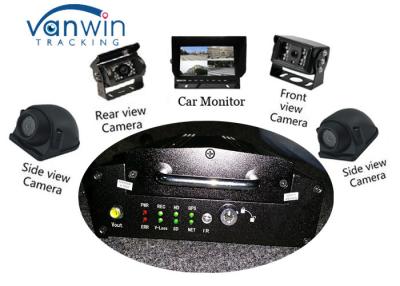 China VPN Vehicle Tracking Video System 3G Mobile DVR GPS Car Mobile DVR With 4 HD Cameras for sale