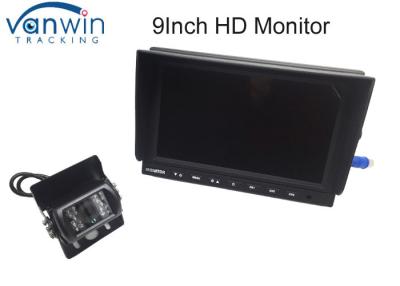 China 9 Inch HD rear view camera monitor with 3CH 1080P / 720P / Analog Cameras for sale