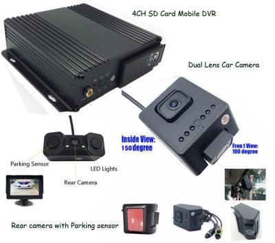 China Os sistemas móveis móveis da câmera do dvr do táxi 3G 1080P do carro de GPS com OSD conectam à venda