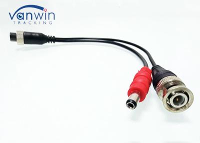 China M12 Female To BNC Male 4 Pin 24cm Camera Cable Connector for sale