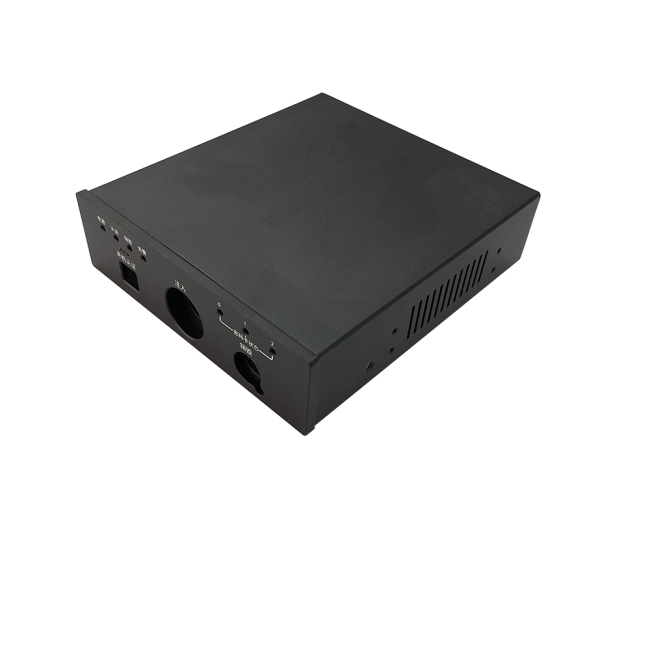 Custom server chassis side view