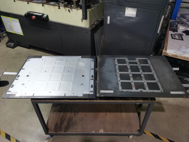 Rivet pressing process