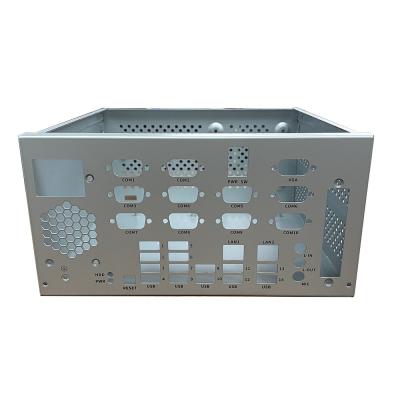 China Custom Sheet Metal Enclosures Metal Rack Computer Case Chassis Cabinet Housing Powdercoat for sale
