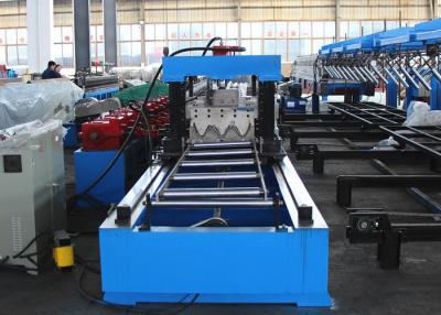 China Fully Automatic Highway Guardrail Roll Forming Machine With Servo Flying Cutoff for sale