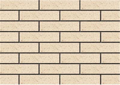 China Clay Exterior Thin Brick Veneer , External Brick Tiles Rough Surface for sale
