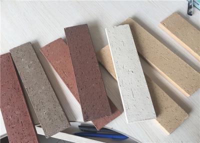 China Muti Color Rough Split Face Brick For Exterior Decoration 12mm Thickness for sale