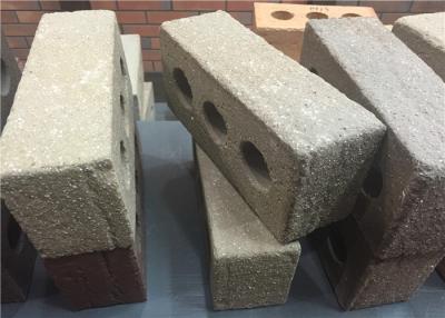 China Multi Holes White Brick Veneer , Brick Facade Exterior Wall 210x100x65mm for sale