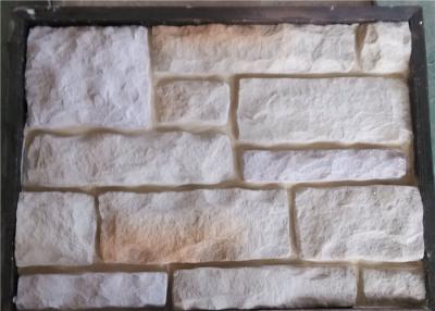 China Pedra artificial da parede da força compressiva com folheado de pedra exterior da textura de pedra natural à venda