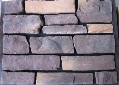Chine Placage en pierre empilé par Faux artificiel de ciment pour la construction de bâtiments de mur à vendre