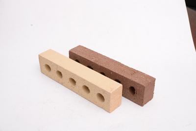 China Long Size Hollow Clay Blocks Building Wall With Special Rustic Types for sale