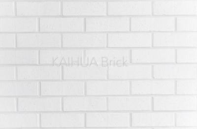 China M36401 White Color Clay Face Wall Brick Long Life Thin Brick Veneer ISO Approval for sale