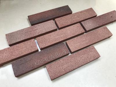 Chine Tuiles décoratives de brique de mur pour le mur de briques mince extérieur avec des types de conception à vendre