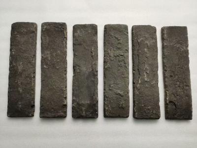 China Sintered 205x55x12mm Grey Thin Set Brick Veneer Slip for sale