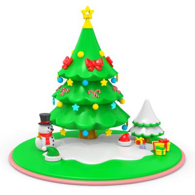 China Baby Building Blocks Baby Learning Toys Silicone Christmas Tree Toys Children'S Mental Development Toys for sale