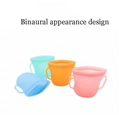 China Portable Breast Milk Washable Reusable Storage Bag For Children'S Snacks Preservation Cup for sale