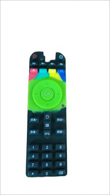 China Serviço OEM personalizado teclado de borracha de silicone número botão botão de silicone condutor à venda