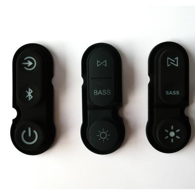 중국 Factory Customized Speaker Accessories With Silicone Buttons Bluetooth Speaker Keycaps Keyboard Silicone Keycaps 판매용