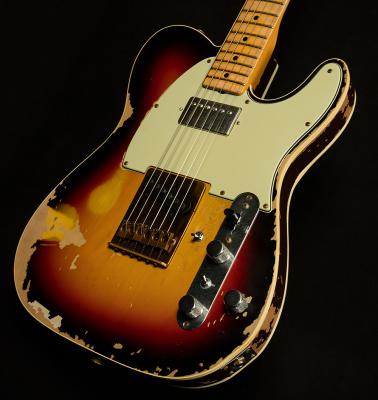 China Custom Shop handmade Limited Edition relic version Tele Electric Guitar,Sunburst make old tl guitar for sale
