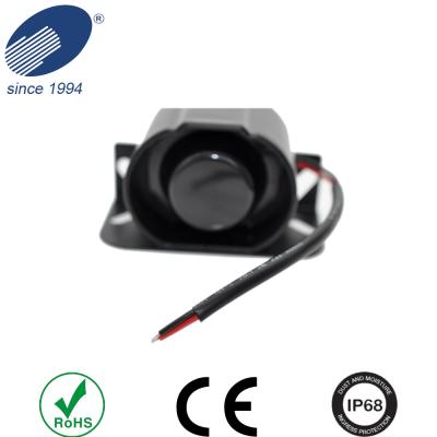 China Iron Shell 107dB Backup Warning Beepert Intelligent Ruck Reverse Alarm12-36V for sale