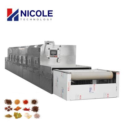 China PLC Control Microwave Commercial Dryer Machine Industrial For Condiments for sale