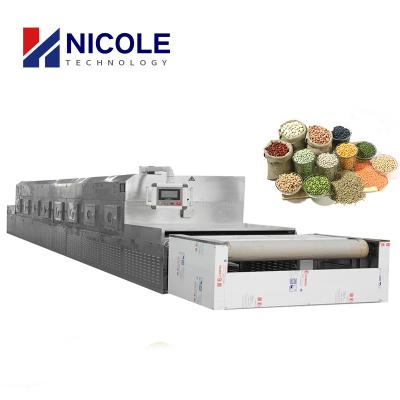 China Tunnel Industrial Microwave Dryer Machine For Beans And Dried Nuts for sale