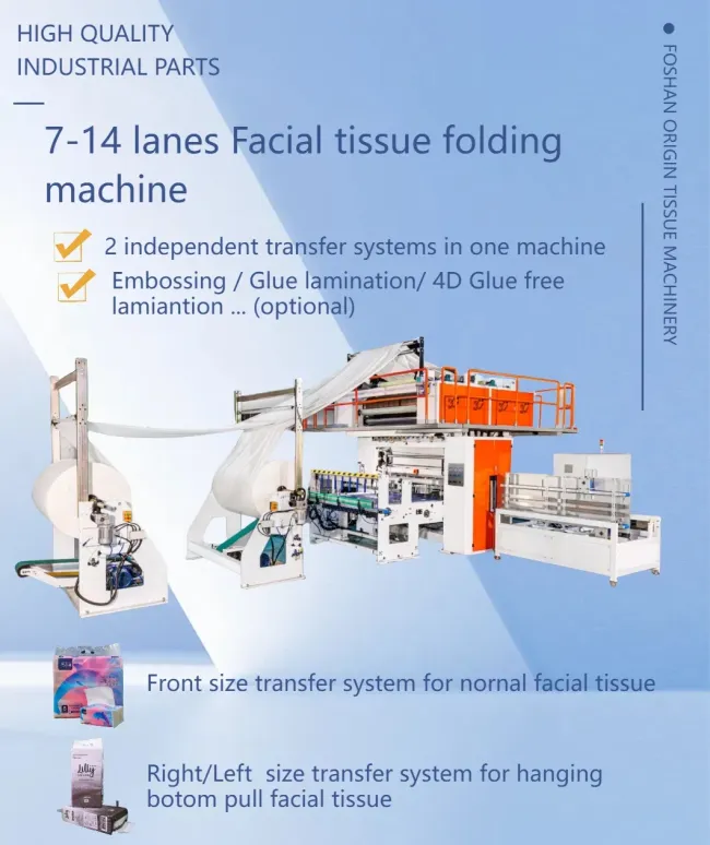 Full Automatic Facial Tissue Production Line