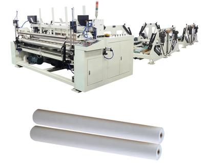 China Embossed Wood Pulp Toilet Paper Production Line PLC Controlled with 0.5-0.8 Mpa Air Supply en venta