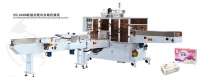 China Volledig Automatisch Papieren zakdoekje die Machine, de Plastic Film Zachte Document Machine van de Servetverpakking maken Te koop