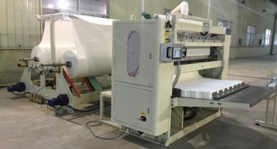 China 2-6 Lanes V Folded Hand Towel / Facial Tissue Paper Manufacturing Machine High Speed for sale