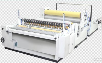 China Maxi / Jumbo Roll Slitter Rewinder Machine High Speed Separating Motor Driving for sale