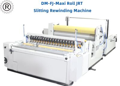 Chine chaîne de production de papier de soie de la soie 15KW, grande machine de rebobinage de tissu de petit pain de la toilette JRT avec le système de Simen à vendre