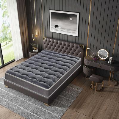China Hotel Home Bedroom Pillow Top Spring Mattress With Latex Memory Foam for sale