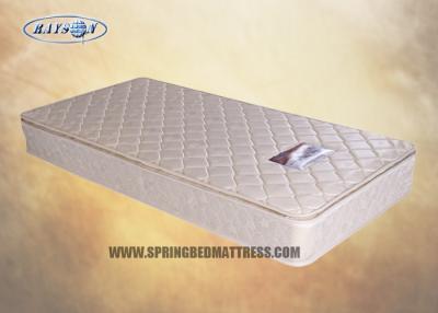 China Polyester Tricot Fabric Firm Bonnell Spring Mattress , Pillow Top Foam Spring Mattress for sale