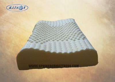 China Tamaño estándar de la alta de la elasticidad almohada natural del látex, almohada natural del contorno del látex en venta