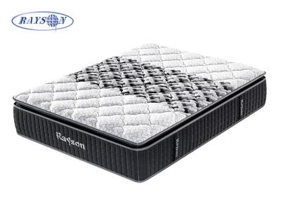 China 14 Inch Pillow Top Queen Size Pocket Spring Mattress For Hotel for sale