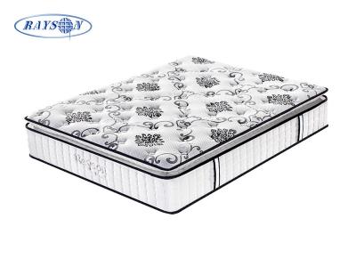 China 12 Inch Pillow Top Full Size Pocket Spring Mattress Fire Retardant for sale