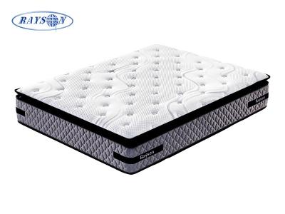 China Pillow Top Memory Foam 5 Zone Pocket Spring Mattress for sale