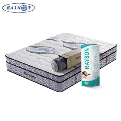 China 12 Inch Euro Top Double Layer Coil Spring Mattress In A Box for sale