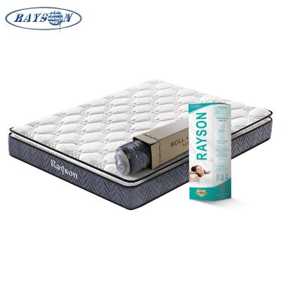 China Modern 9 Inch Roll Packed Bonnell Spring Bed Mattress for sale