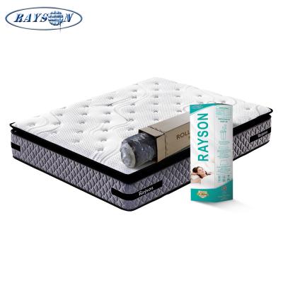 China Pillow Top Memory Foam 5 Zone Pocket Spring Mattress for Home Hotel for sale