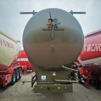 China Steel 3 Axles Heavy Capacity Dry Bulk Tanker Trailer for Sale for sale