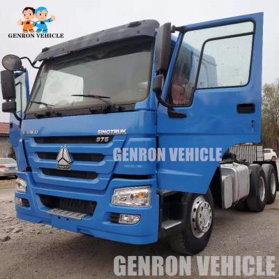 China 6x4 usado cabeza del camión de Howo de 2014 años con 375hp el motor del euro 3 en venta