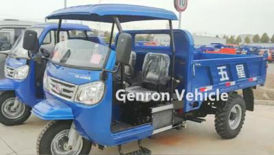 China 5 toneladas del camión volquete de triciclo diesel de Genron para el cargo grande de la capacidad en venta